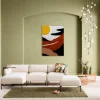 Leinwandbild Artistic Sunrise Knitted 70x110cm