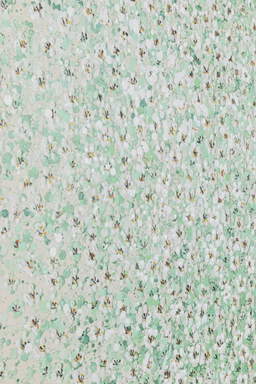 Leinwandbild Flower Boat Beige Grün 120x160cm