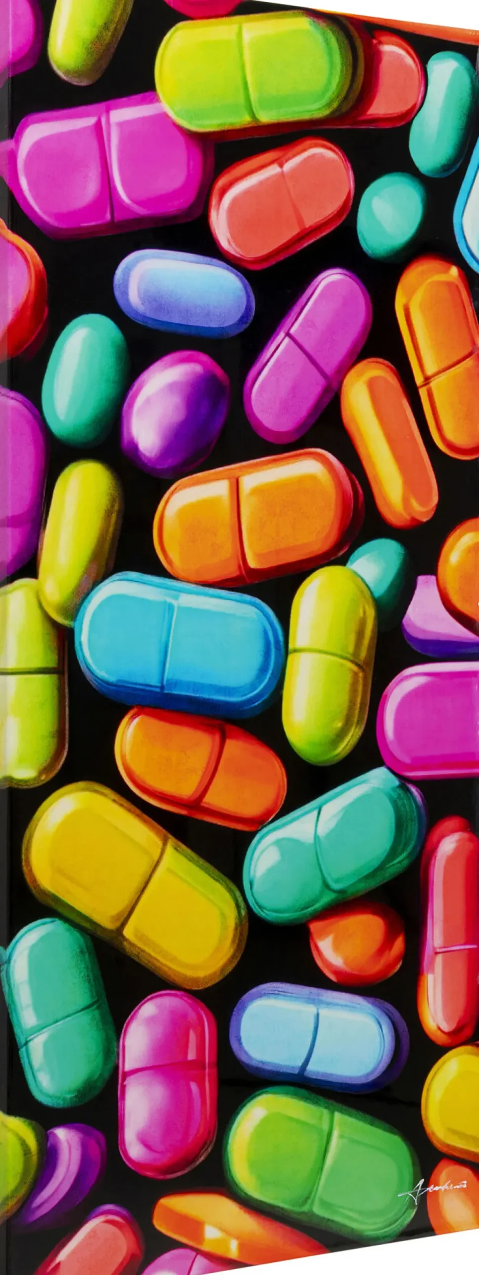 Leinwandbild Pastilla Colore 70x140cm