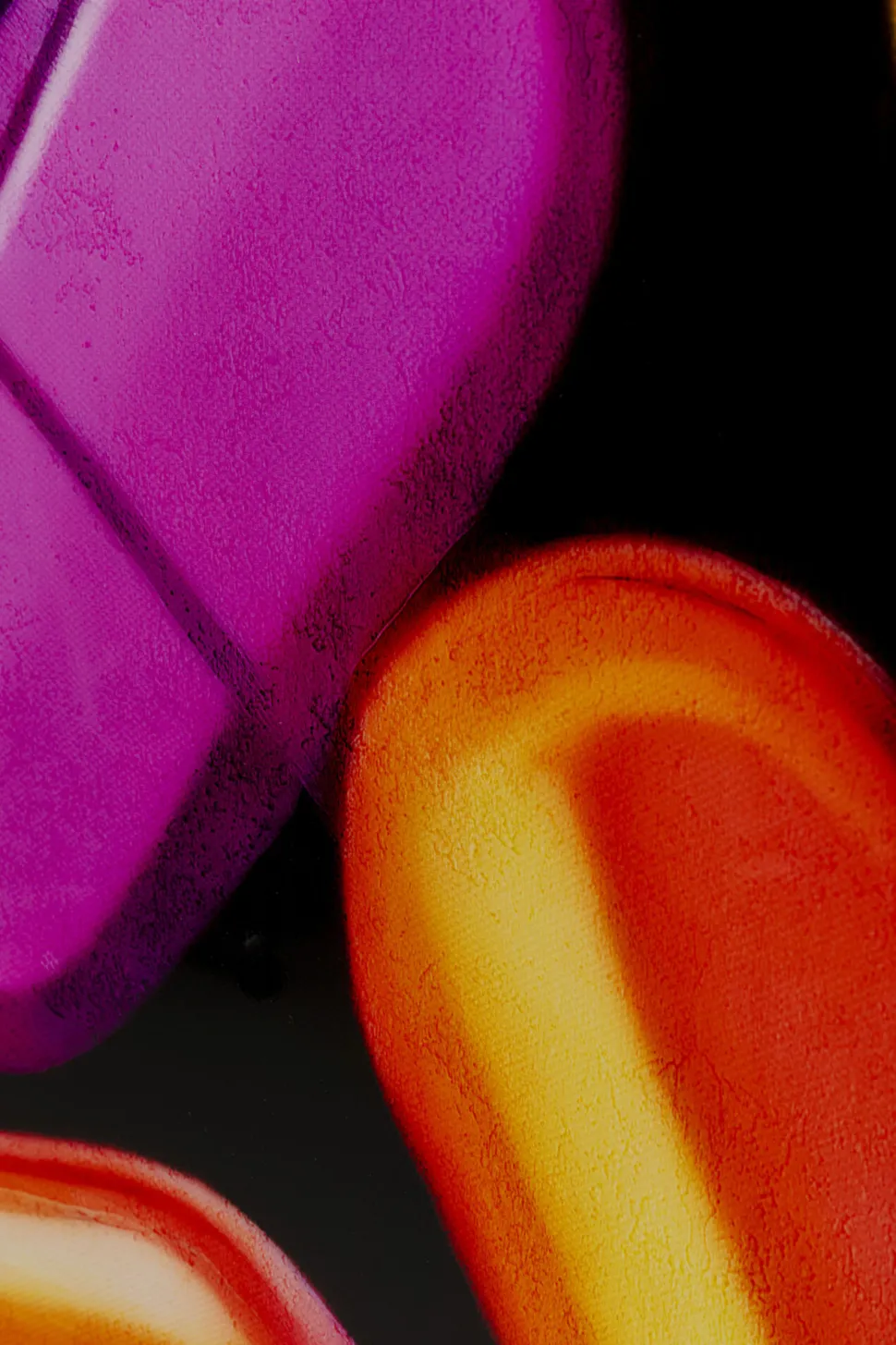 Leinwandbild Pastilla Colore 70x140cm