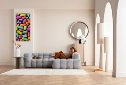 Leinwandbild Pastilla Colore 70x140cm