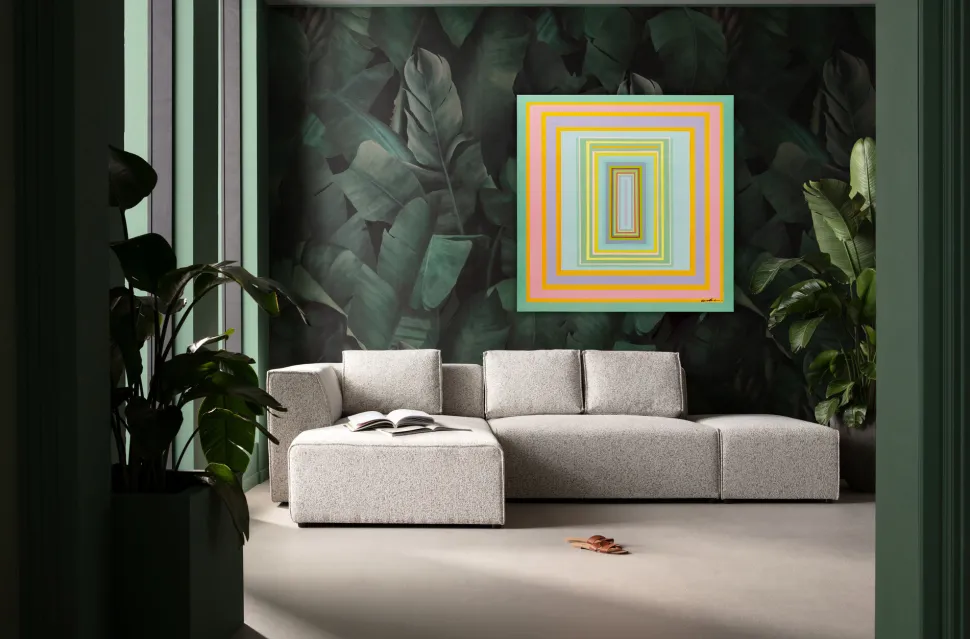 Leinwandbild Tendency Focus 140x140cm