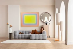 Leinwandbild Tendency Gelb 120x160cm