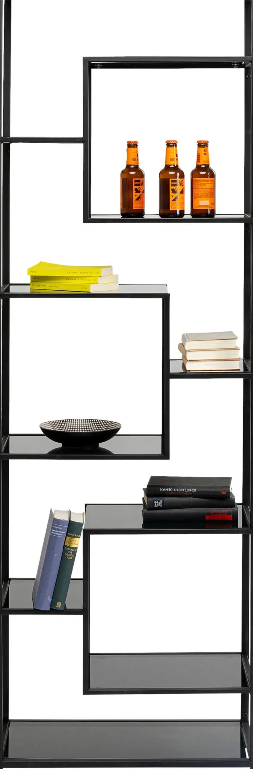 Regal Loft Schwarz 60x195cm