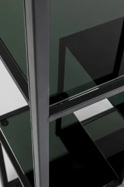 Regal Loft Schwarz 60x195cm