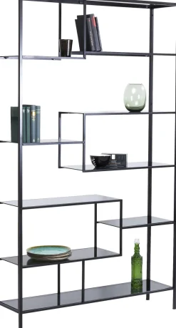 Regal Loft Schwarz 115x195cm