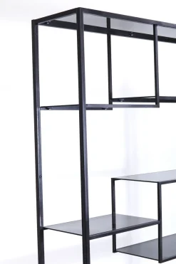 Regal Loft Schwarz 115x195cm