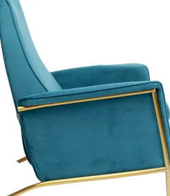 Relaxsessel Lazy Velvet Blau