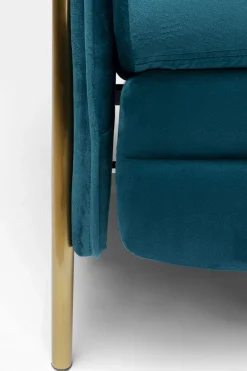 Relaxsessel Lazy Velvet Blau