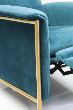 Relaxsessel Lazy Velvet Blau