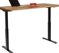 Schreibtisch Office Jackie Eiche Schwarz 160x80
