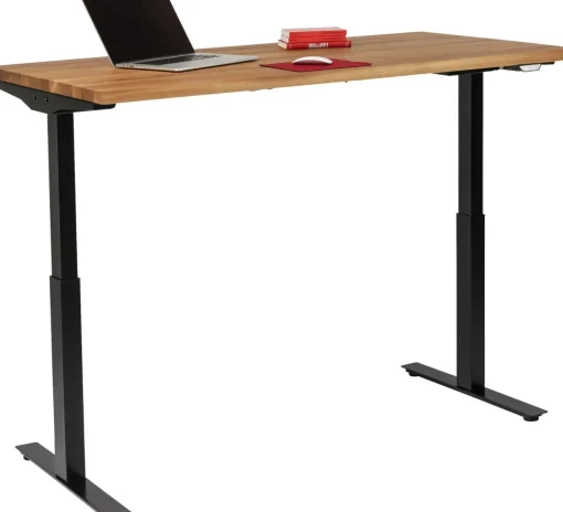 Schreibtisch Office Jackie Eiche Schwarz 160x80