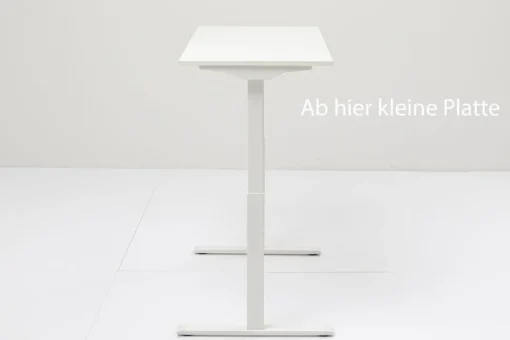 Schreibtisch Office Smart Weiß Weiß 120x60
