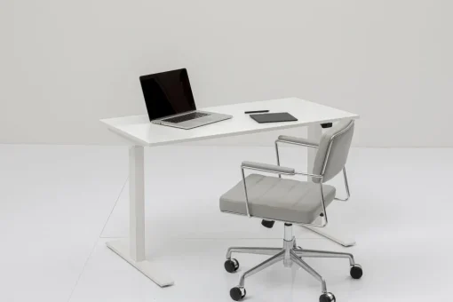 Schreibtisch Office Smart Weiß Weiß 120x60