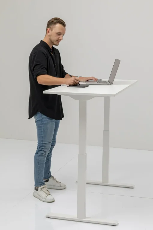 Schreibtisch Office Smart Weiß Weiß 160x80