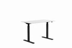 Schreibtisch Office Smart Schwarz Weiß 140x70cm