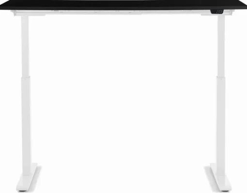 Schreibtisch Office Smart Weiß Schwarz 140x70