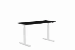 Schreibtisch Office Smart Weiß Schwarz 140x70