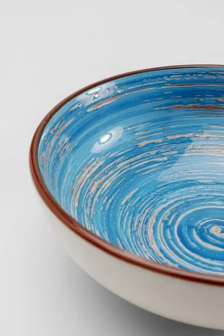 Schüssel Swirl Blau Ø18cm