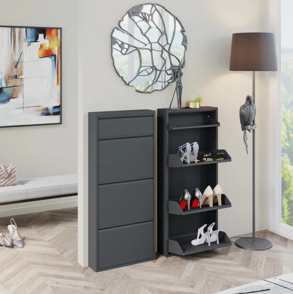 Schuhkipper Caruso 3 Plus 1 Schwarz (MO)