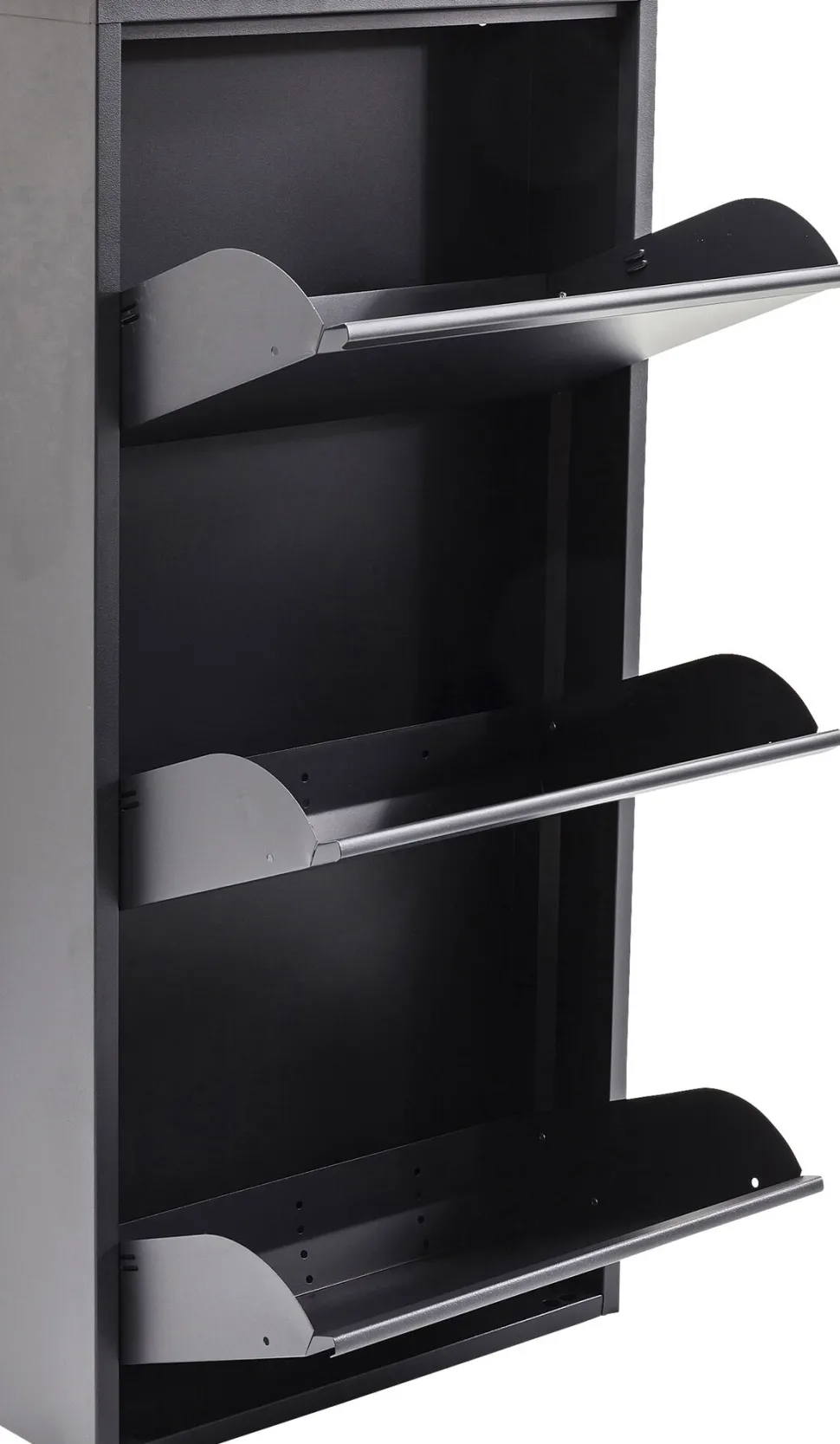 Schuhkipper Caruso 3-er Anthrazit