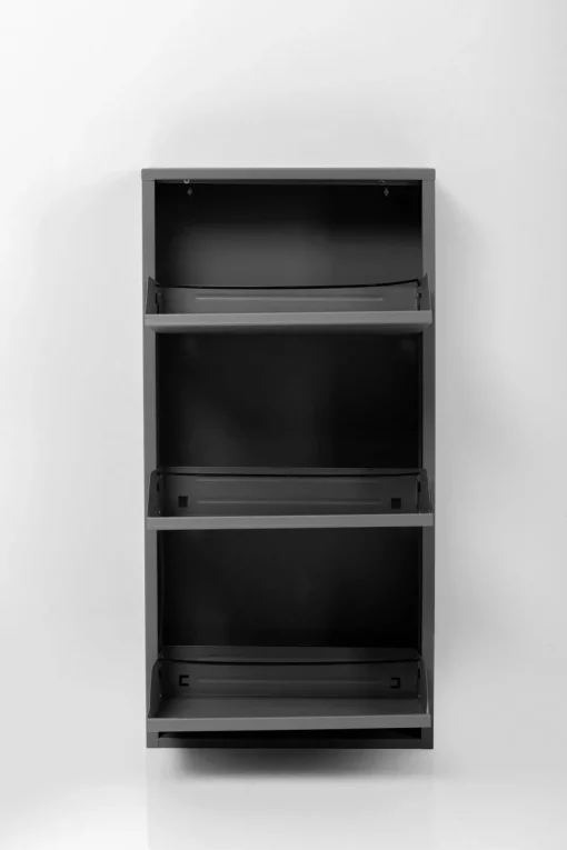 Schuhkipper Caruso 3-er Schwarz