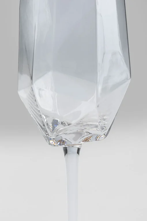 Sektglas Diamond Gold Rim