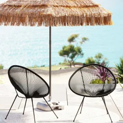 Sessel Acapulco Mono Schwarz 2/Set