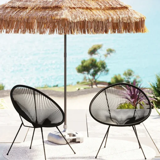 Sessel Acapulco Mono Schwarz 2/Set