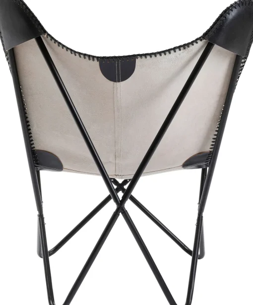Sessel California Leder Schwarz