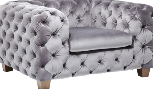 Sessel Desire Silbergrau