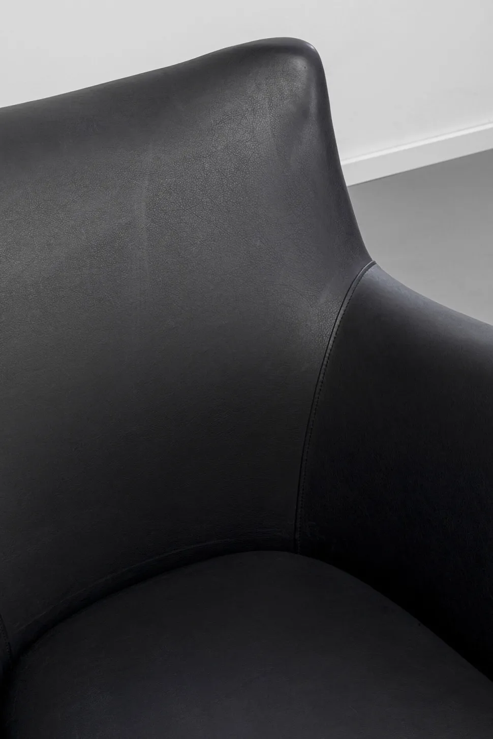 Sessel Goldfinger Smart Leder Schwarz