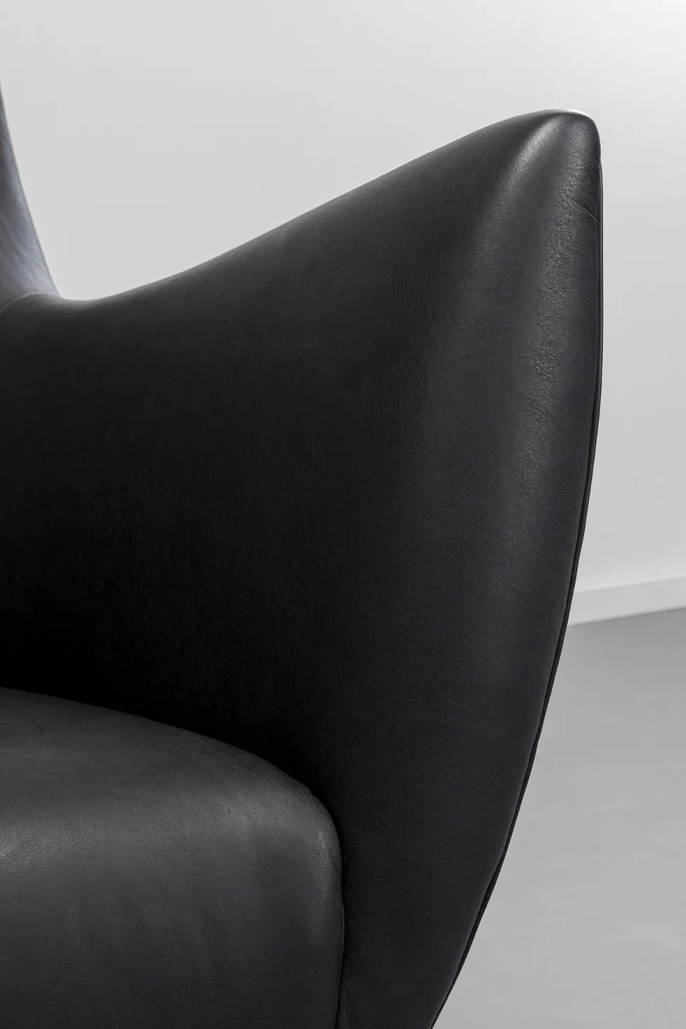 Sessel Goldfinger Smart Leder Schwarz