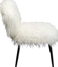 Sessel Hairy Weiß