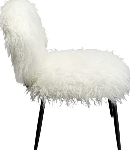 Sessel Hairy Weiß
