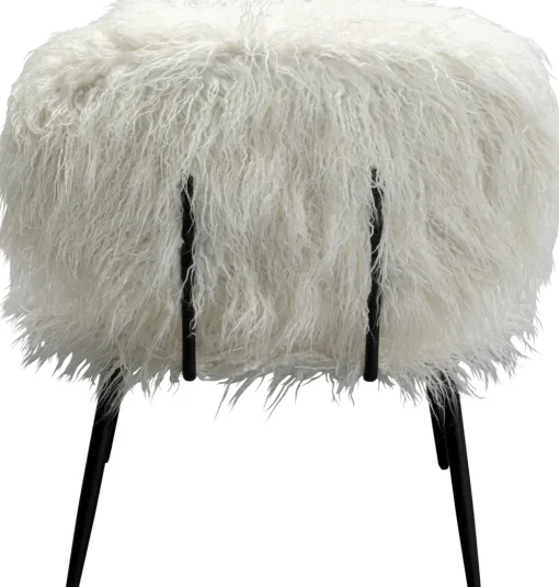 Sessel Hairy Weiß