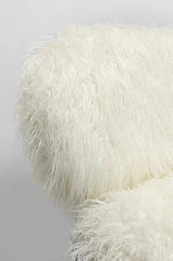 Sessel Hairy Weiß
