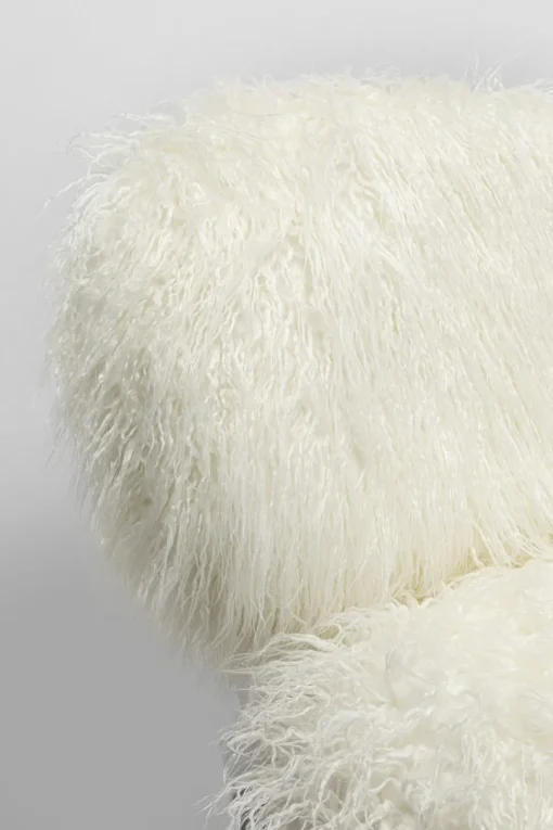 Sessel Hairy Weiß