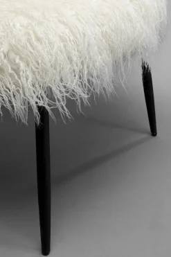 Sessel Hairy Weiß