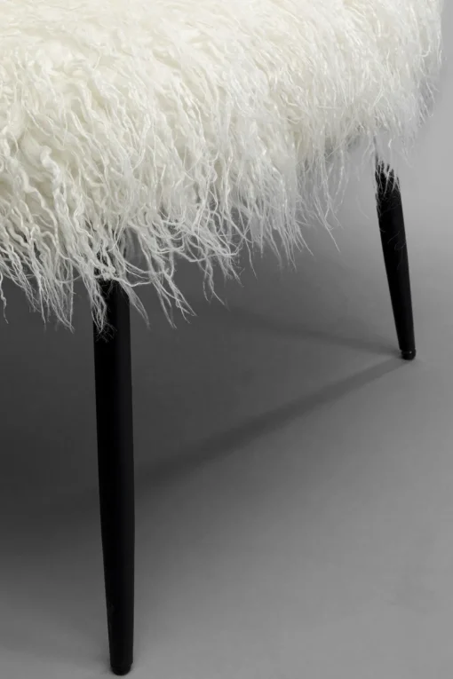 Sessel Hairy Weiß