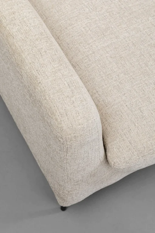 Sessel +Hocker Quinn High Beige