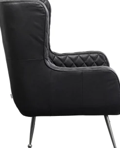 Sessel Nonna Smart Leder Schwarz