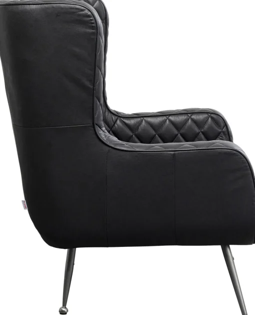 Sessel Nonna Smart Leder Schwarz