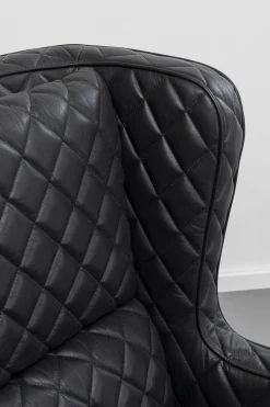 Sessel Nonna Smart Leder Schwarz