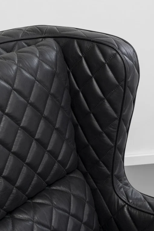 Sessel Nonna Smart Leder Schwarz