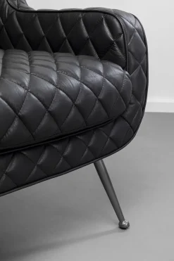 Sessel Nonna Smart Leder Schwarz
