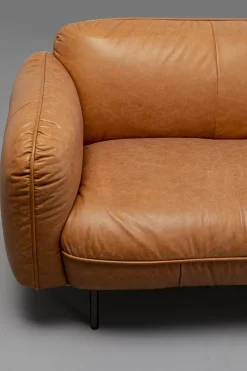 Sofa Calgary Smart Leder Hellbraun 228cm