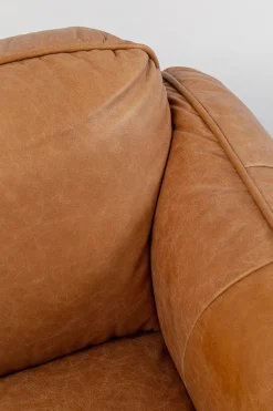 Sofa Calgary Smart Leder Hellbraun 228cm