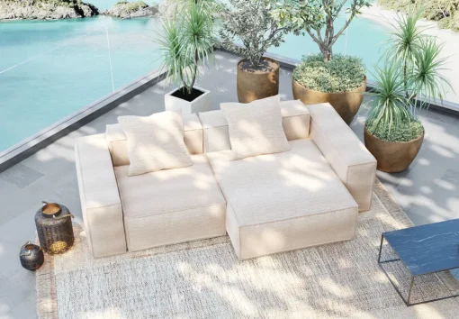 Sofa Kalua 2-Sitzer Outdoor Linen