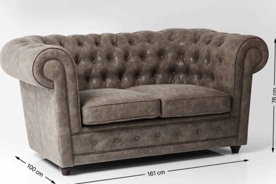 Sofa Oxford 2-Sitzer Vintage Smart